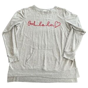 C. Wonder Embroidered Tunic "Ooh La La" XXL